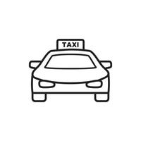 taxi icon vector logo template