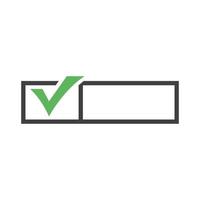 check mark symbol vector icon