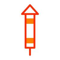 firecracker icon duotone red style chinese new year illustration vector perfect