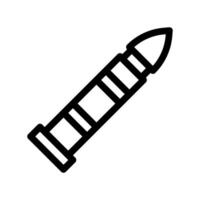 bullet icon outline style military illustration vector army element and symbol perfect.