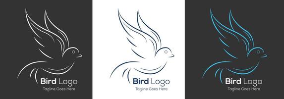 Unique Bird Logo Template design vector