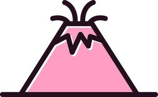 Volcano Vector Icon