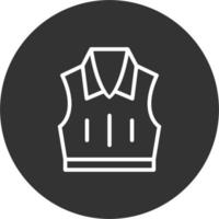 Sleeveless Jacket Vector Icon