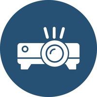 icono de vector de proyector