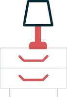 Lamp Table Vector Icon