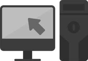 Computer Vector Icon