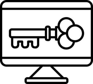 Computer Vector Icon