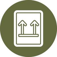 This Side Up Vector Icon
