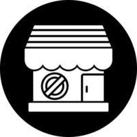 icono de vector de tienda