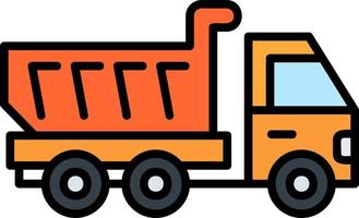 dump truck Vector Icon