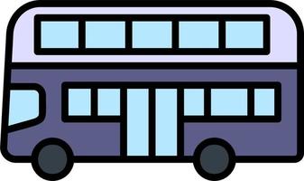 Double Decker Bus Vector Icon