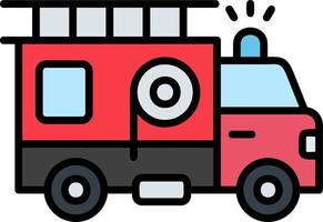 Fire Truck Vector Icon