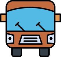 icono de vector de bus