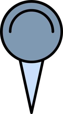 Push Pin Vector Icon