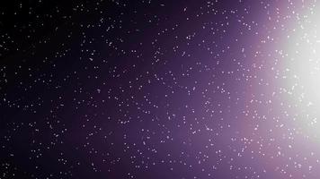 stella movimento nel viola galassia leggero perdita animazione sfondo video