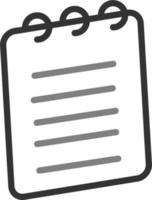 Notepad Vector Icon