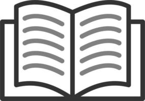Open Book Vector Icon