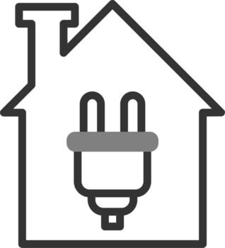 icono de vector de enchufe