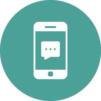 Phone Chat Vector Icon