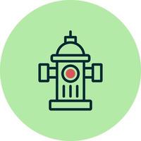 icono de vector de hidrante