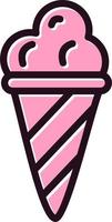 icono de vector de helado