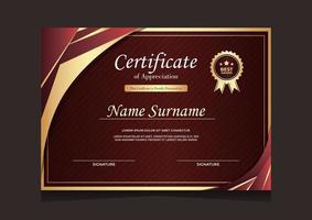 Professional Certificate Template vector