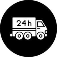 24Hours Delivery Vector Icon