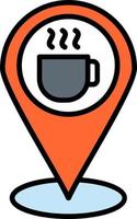 icono de vector de cafetería