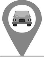 Car Location Vector Icon