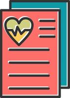 icono de vector de documento