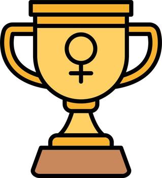 trofeo vector icono