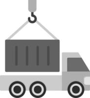 Container Truck Vector Icon