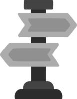 Signpost Vector Icon