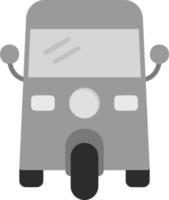 icono de vector de rickshaw