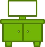 Tv Stand Vector Icon