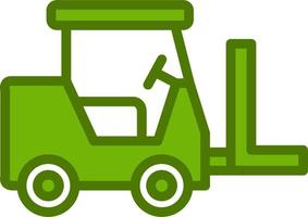 Forklift Vector Icon