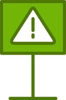 Danger Sign Vector Icon