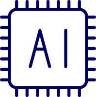 Computer Chip Vector Icon