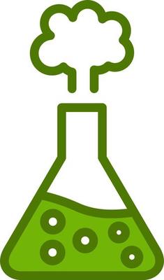 Chemical Reaction Vector Icon