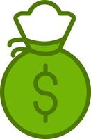 Money Bag Vector Icon