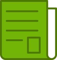 Reading News Vector Icon