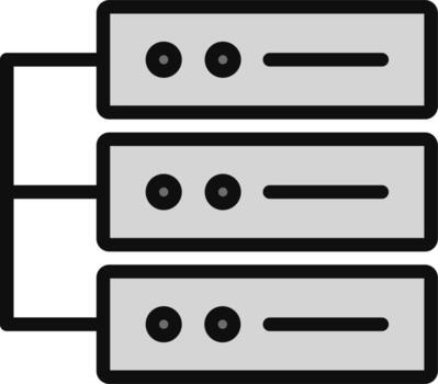 icono de vector de base de datos