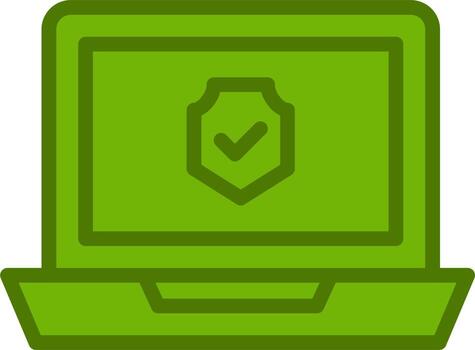 datos seguro vector icono