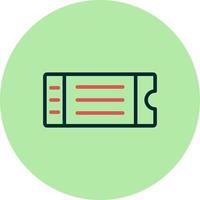 Ticket Vector Icon