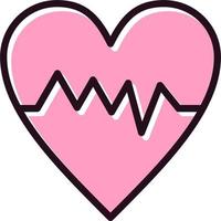 Heart Beat Vector Icon