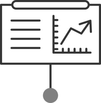 icono de vector de presentación