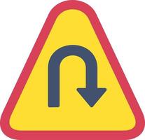 Turn Right Vector Icon