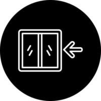 Emergency Exit Door Vector Icon