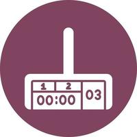 Metro Bus Time Vector Icon