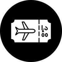 Plane Ticket Vector Icon